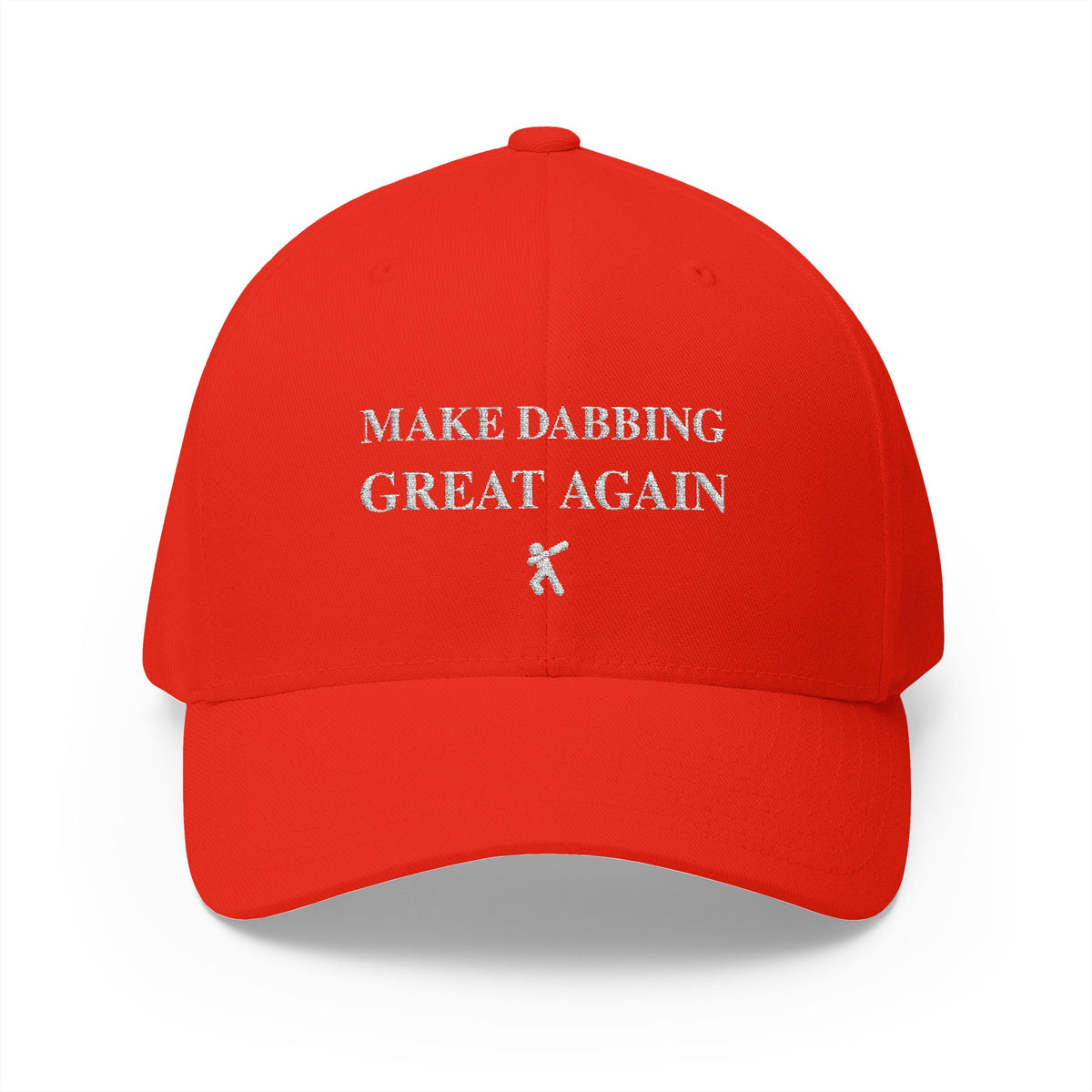 Casquette rouge brodée « Make Dabbing Great Again » - vue principale