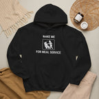 Wake Me for Meal Service - Hoodie drôle de voyage