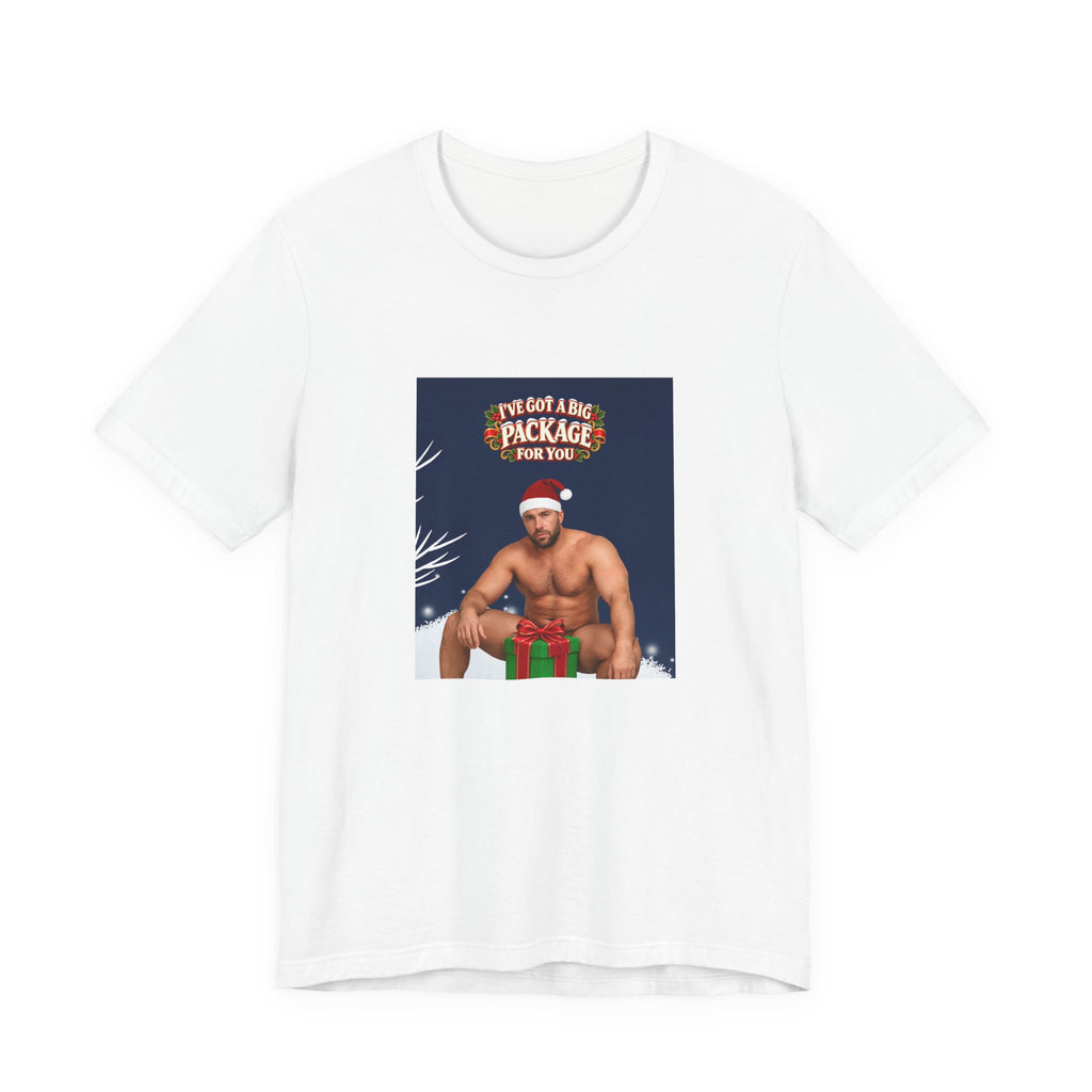 T-shirt drôle Père Noël « I’ve Got a Big Package for You »