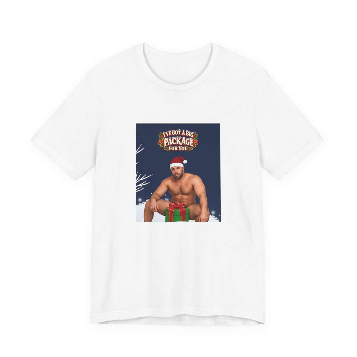 T-shirt drôle Père Noël « I’ve Got a Big Package for You »