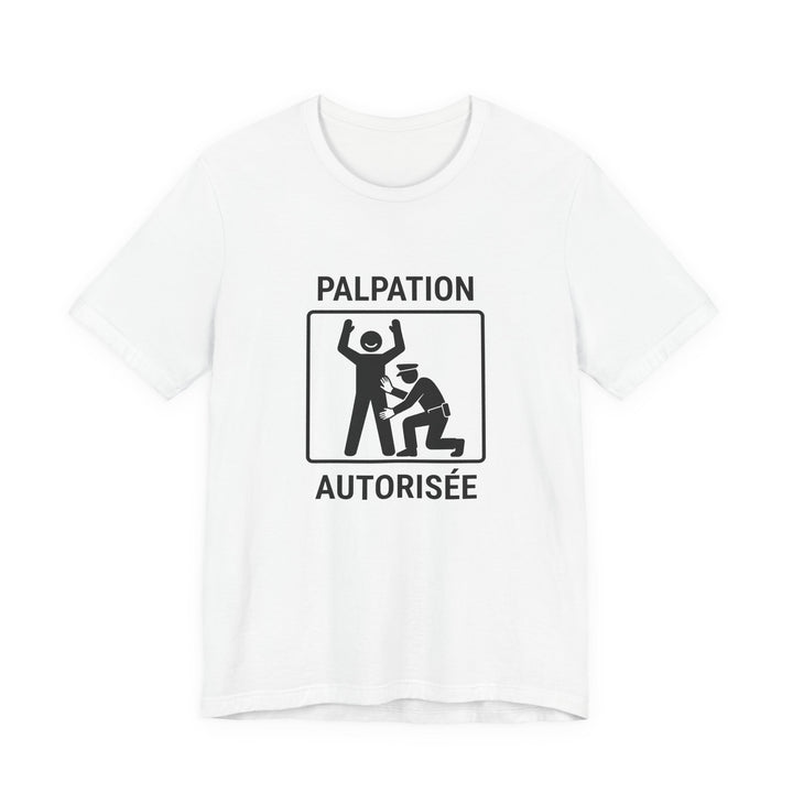 T-shirt « Palpation autorisée » contrôle de sécurité - vue principale
